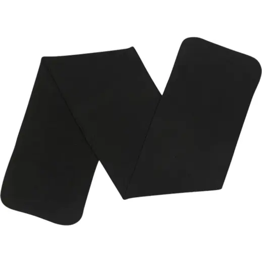 Black Polar Fleece Scarf